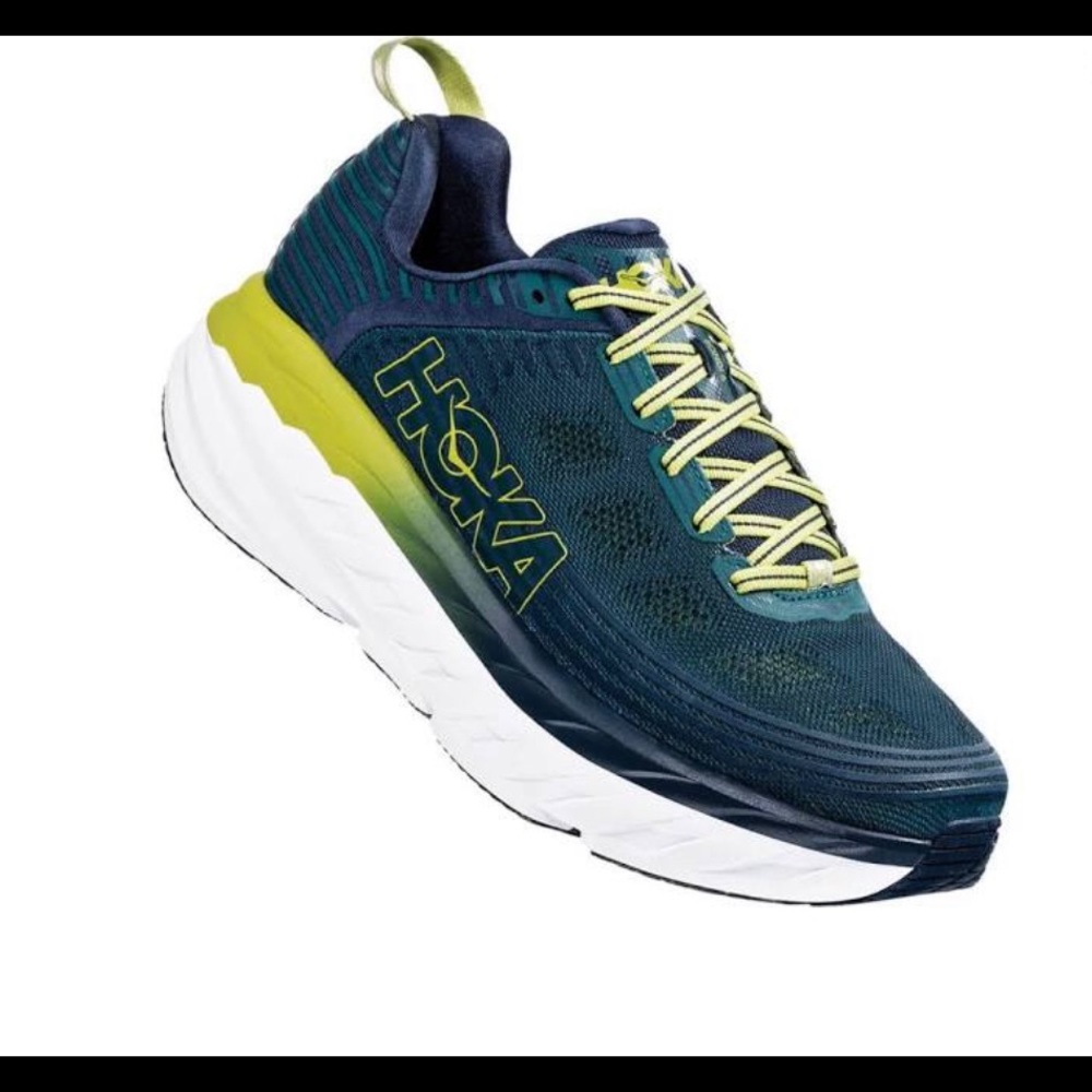 Hoka One One Men's Bondi 6 (Deep Teal/Green Oasis)